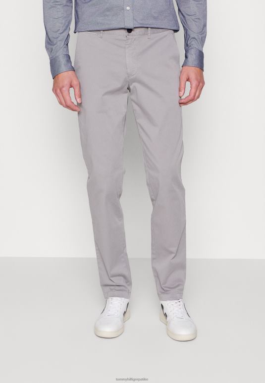 Tommy Hilfiger блеецкер флек цхинос - 2D0807670 Tommy Hilfiger Clothing гвоздено сиво