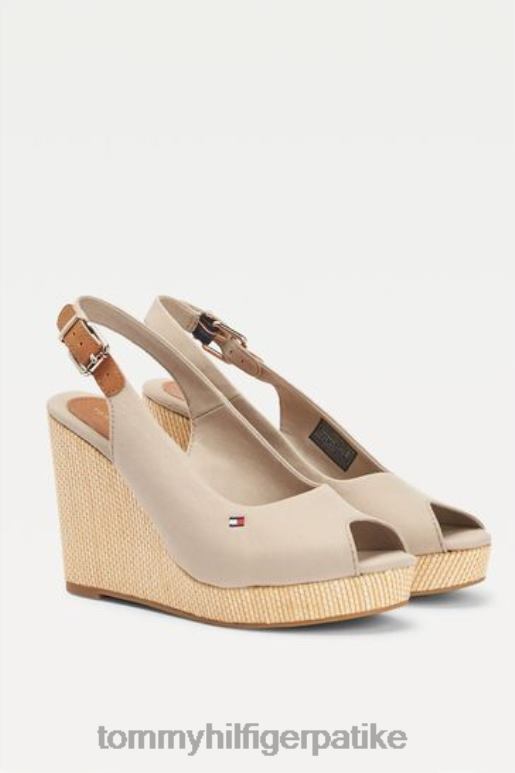 Tommy Hilfiger природне иконе Елена клинове - 2D0802959 Tommy Hilfiger Shoes беж