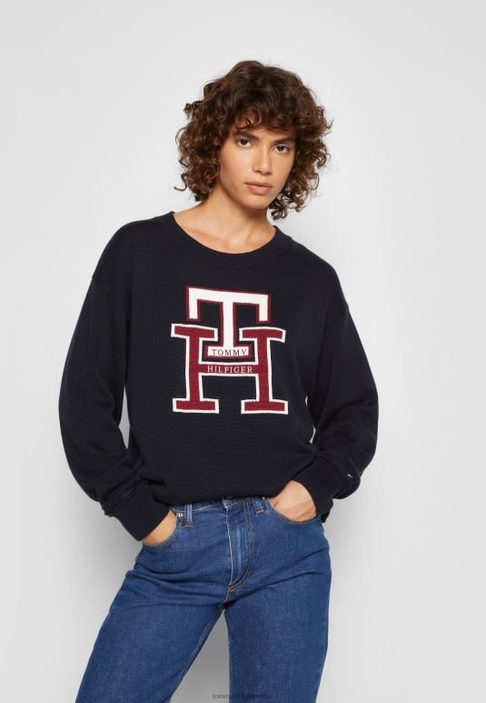 Tommy Hilfiger монограм џемпер - 2D0804088 Tommy Hilfiger Clothing пустињско небо