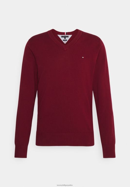 Tommy Hilfiger в вратни џемпер - 2D0807989 Tommy Hilfiger Clothing роуге