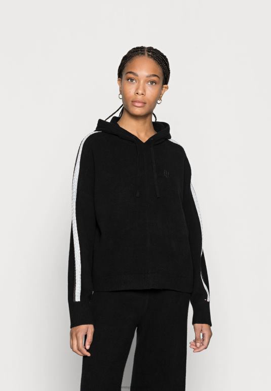 Tommy Hilfiger флек опуштени џемпер с капуљачом - 2D0807361 Tommy Hilfiger Srbija црна