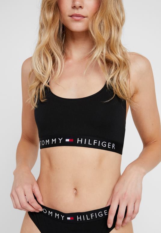 Tommy Hilfiger бралетте бустиер - 2D0806964 Tommy Hilfiger Clothing црна