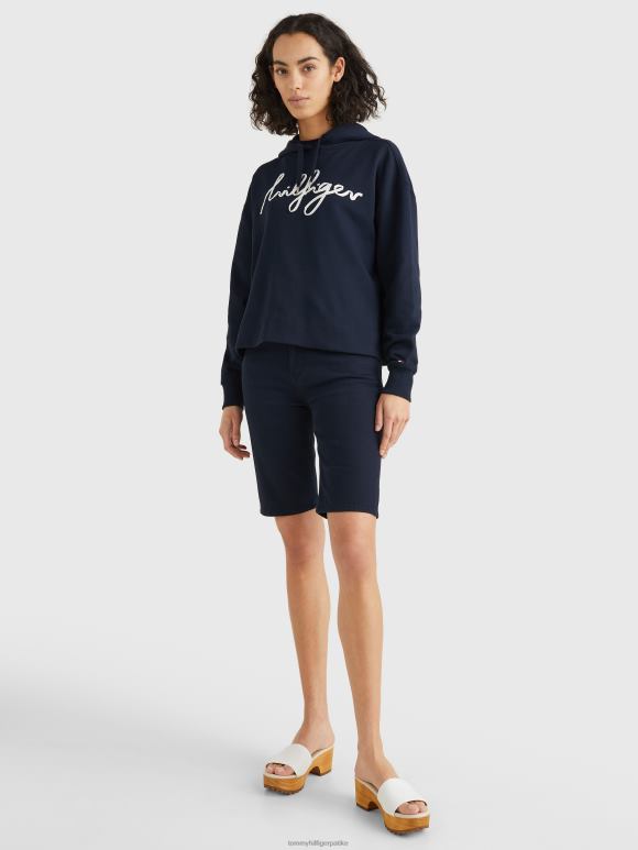 Tommy Hilfiger дуксерица опуштеног кроја са логотипом - 2D0802567 Tommy Hilfiger Clothing пустињско небо