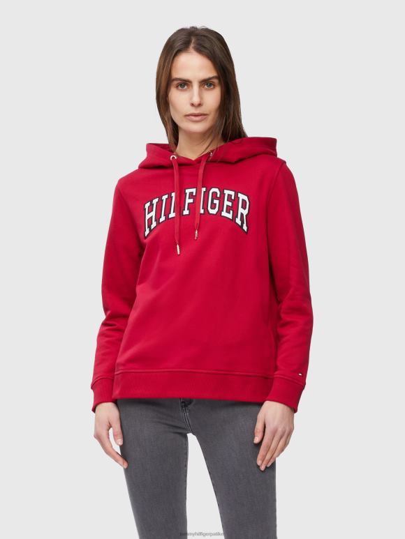 Tommy Hilfiger обична универзитетска дуксерица - 2D0802579 Tommy Hilfiger Clothing краљевска бобица