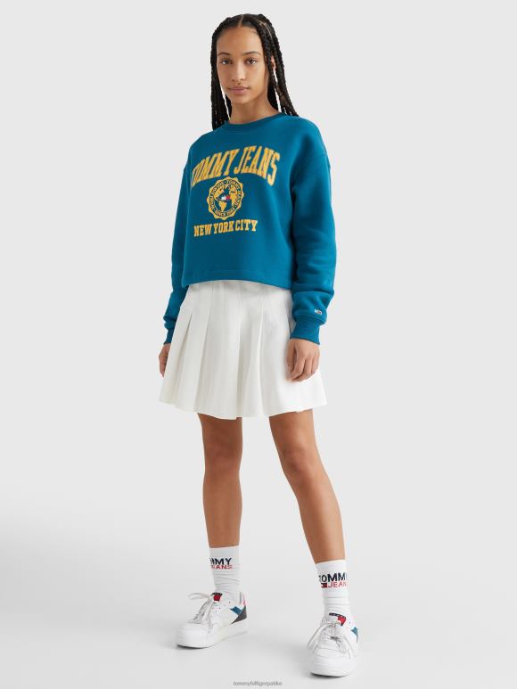 Tommy Hilfiger скраћени дукс са логотипом колеџа - 2D0802599 Tommy Hilfiger Clothing бензин