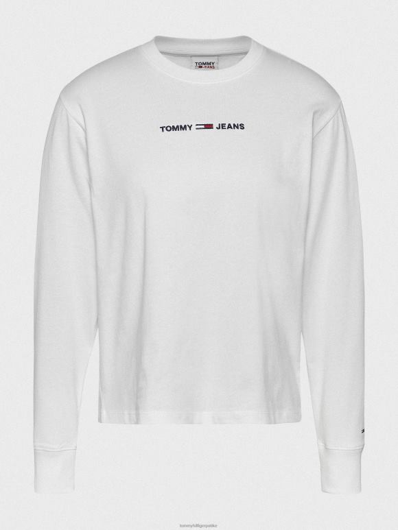 Tommy Hilfiger есенцијална мајица дугих рукава - 2D0802607 Tommy Hilfiger Clothing бела