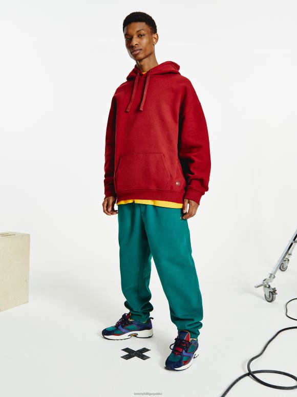 Tommy Hilfiger дуксерица са тонским логотипом - 2D0802635 Tommy Hilfiger Clothing бинг цхерри