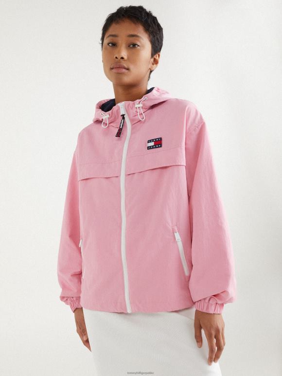 Tommy Hilfiger чикашка ветровка са капуљачом - 2D0801988 Tommy Hilfiger Clothing свеже розе