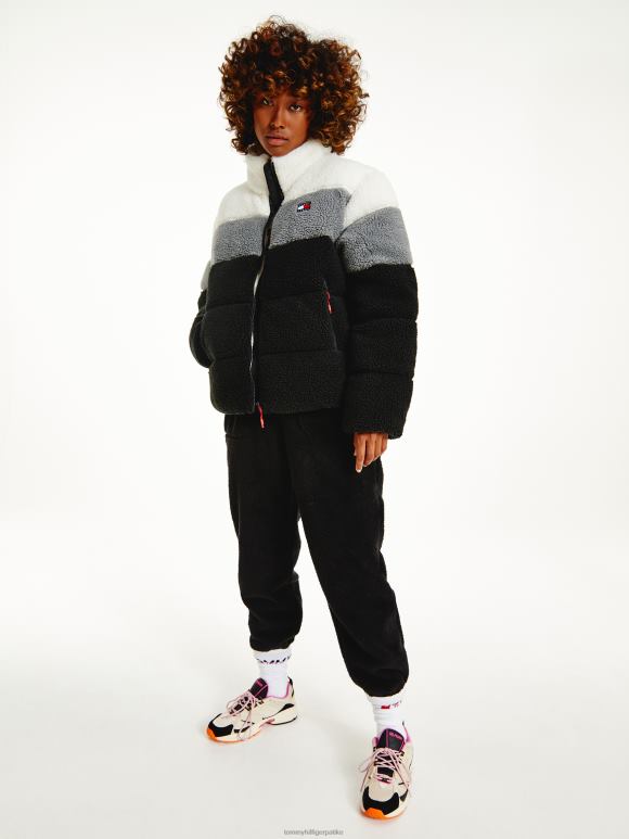 Tommy Hilfiger удобна пуфер јакна у боји - 2D0802008 Tommy Hilfiger Jakne црна/мулти