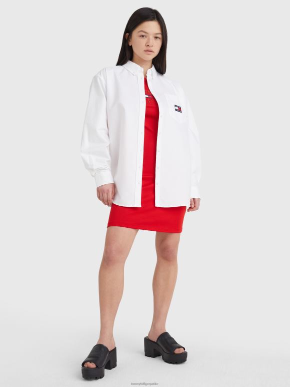 Tommy Hilfiger дечко фит кошуља - 2D0802388 Tommy Hilfiger Clothing бела