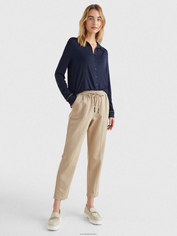 Tommy Hilfiger мајица од дреса са монограмом - 2D0802408 Tommy Hilfiger Clothing пустињско небо