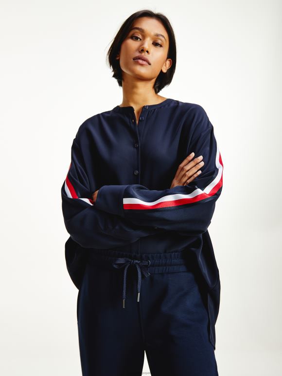 Tommy Hilfiger блуза опуштеног кроја - 2D0802412 Tommy Hilfiger Clothing пустињско небо