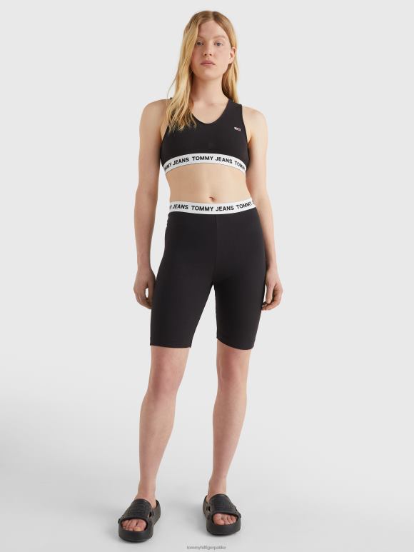 Tommy Hilfiger шорц за бицикле са логом - 2D0802428 Tommy Hilfiger Clothing црна