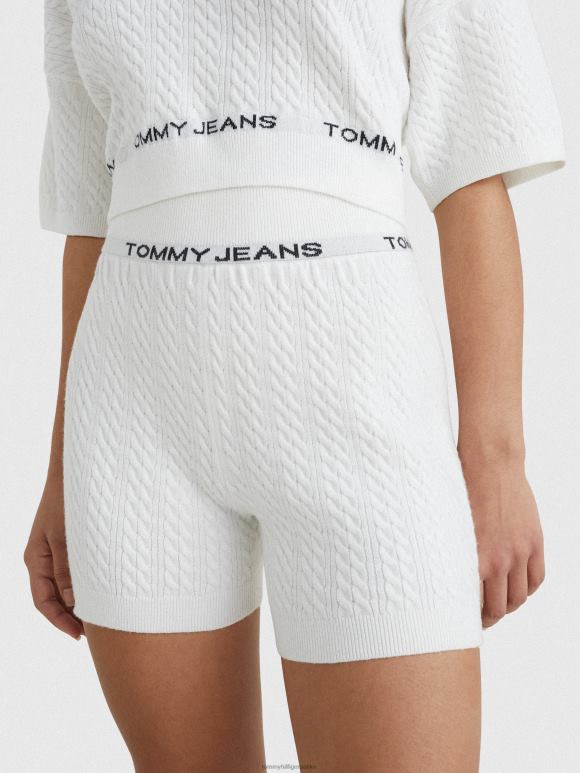 Tommy Hilfiger кабловске плетене лоунге шорц - 2D0802444 Tommy Hilfiger Clothing ецру