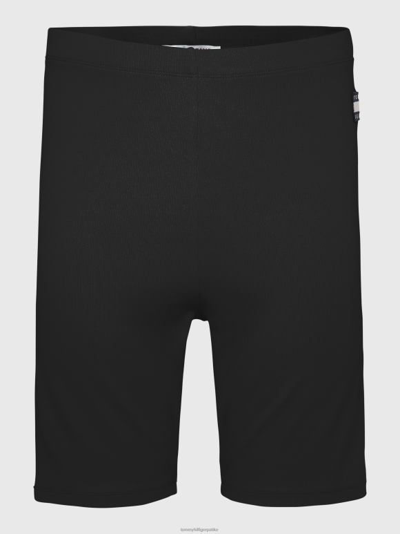 Tommy Hilfiger циклични шортс са плетеним ребрастим беџом - 2D0802452 Tommy Hilfiger Clothing црна