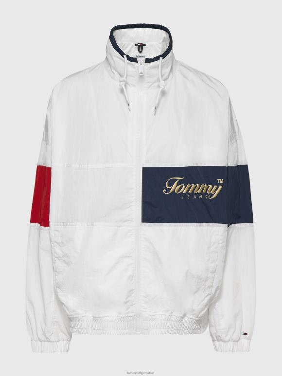 Tommy Hilfiger крива архива колор-блокирана јакна за стазу - 2D0802027 Tommy Hilfiger Jakne бела/мулти