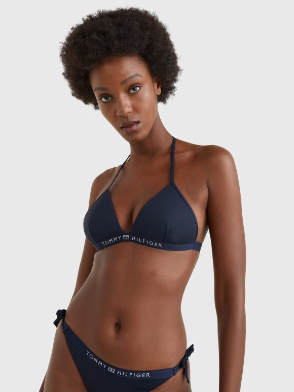 Tommy Hilfiger троугласти бикини горњи дио око струка - 2D0802689 Tommy Hilfiger Clothing пустињско небо