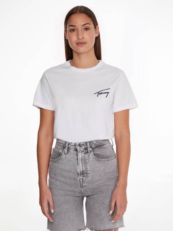 Tommy Hilfiger опуштена мајица - 2D0802754 Tommy Hilfiger Clothing бела