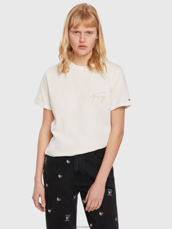 Tommy Hilfiger опуштена мајица - 2D0802774 Tommy Hilfiger Clothing ецру