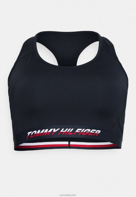 Tommy Hilfiger спортски грудњак средњег интензитета - 2D0807079 Tommy Hilfiger Clothing пустињско небо