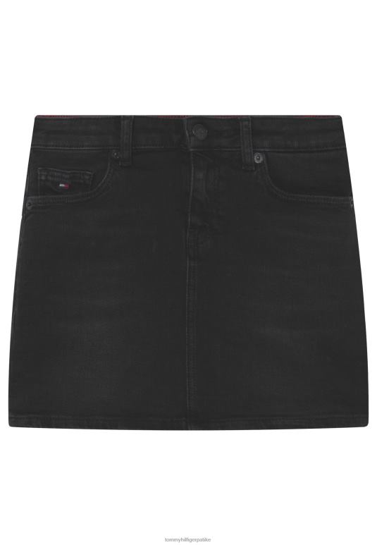 Tommy Hilfiger основна сукња тексас сукња - 2D0806079 Tommy Hilfiger Clothing црни тексас
