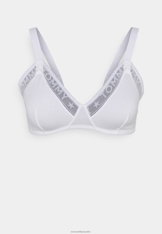 Tommy Hilfiger грудњак у облику троугла без поставе - 2D0807135 Tommy Hilfiger Clothing бела