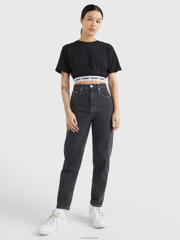 Tommy Hilfiger обрезивање лого - 2D0802904 Tommy Hilfiger Clothing црна