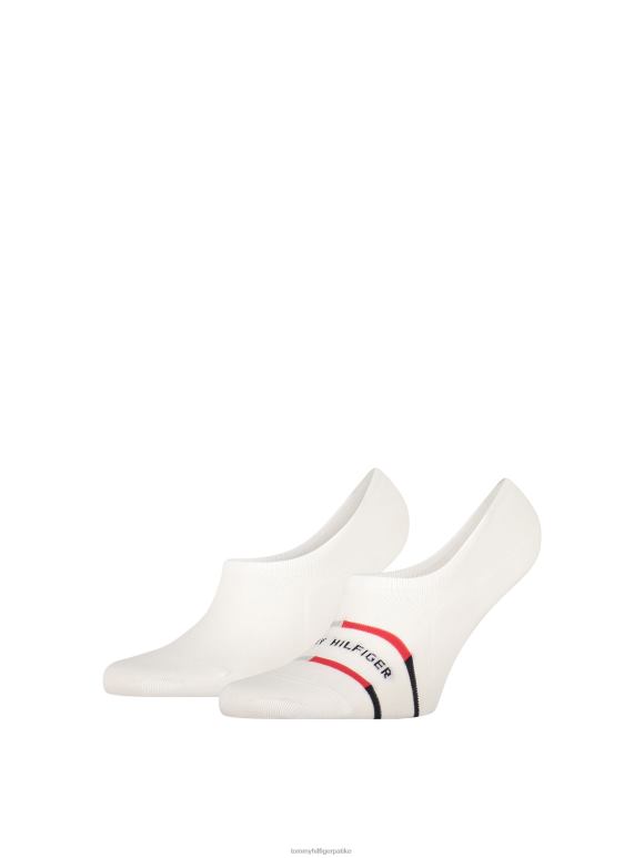 Tommy Hilfiger 2 бретонске чарапе са пругама - 2D0801920 Tommy Hilfiger Srbija бела