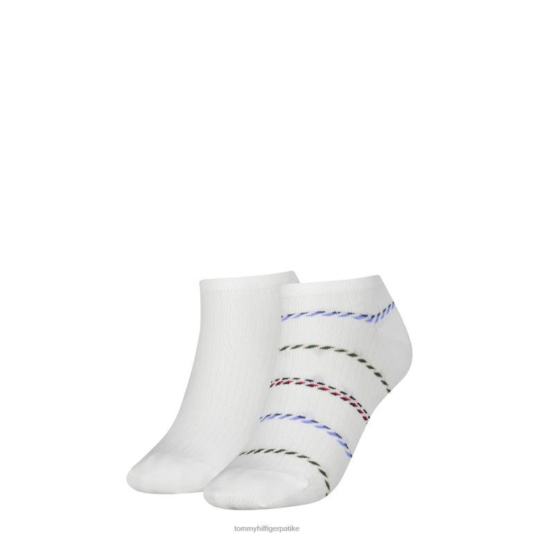 Tommy Hilfiger 2 чарапе за патике са пругама - 2D0801924 Tommy Hilfiger Srbija бела