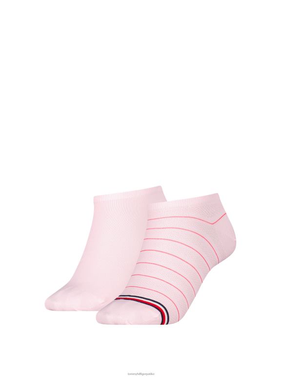 Tommy Hilfiger Преппи патике чарапе од 2 паковања - 2D0801928 Tommy Hilfiger Srbija розе