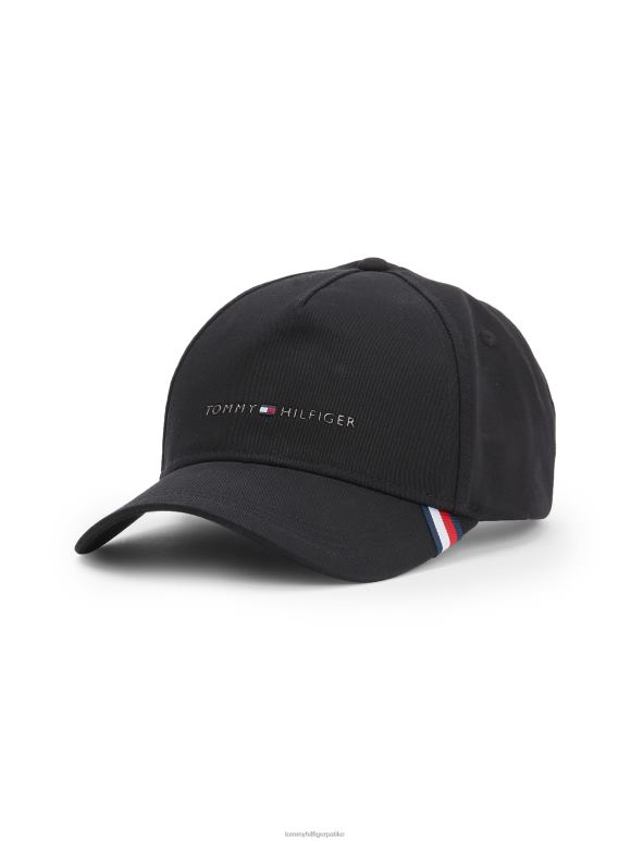 Tommy Hilfiger Метална капа са логотипом центра града 1985 - 2D0801867 Tommy Hilfiger Srbija црна