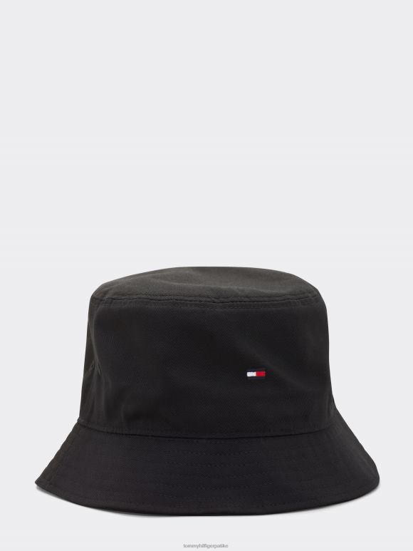 Tommy Hilfiger застава вез органски памук канта шешир - 2D0801887 Tommy Hilfiger Srbija црна