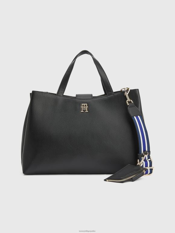 Tommy Hilfiger торба за шљунчано зрно - 2D0801782 Tommy Hilfiger Srbija црна