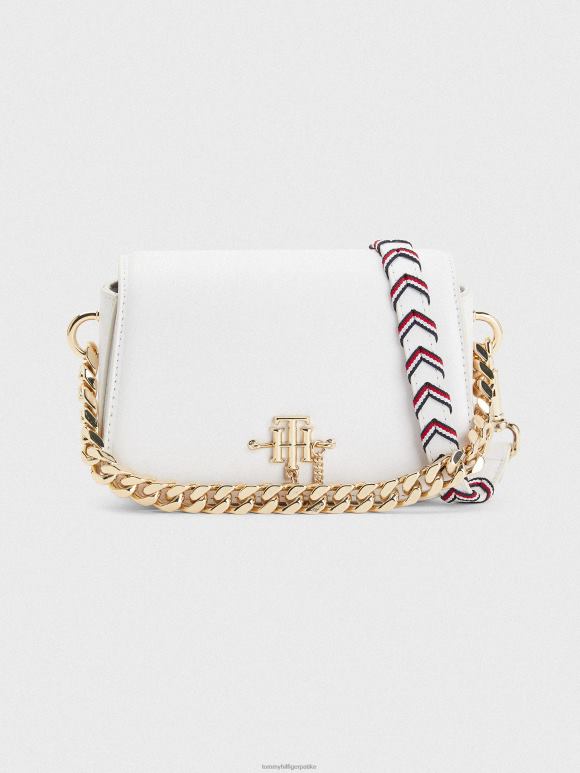 Tommy Hilfiger мини торба за кросовер са монограмом - 2D0801794 Tommy Hilfiger Srbija бела корпорација
